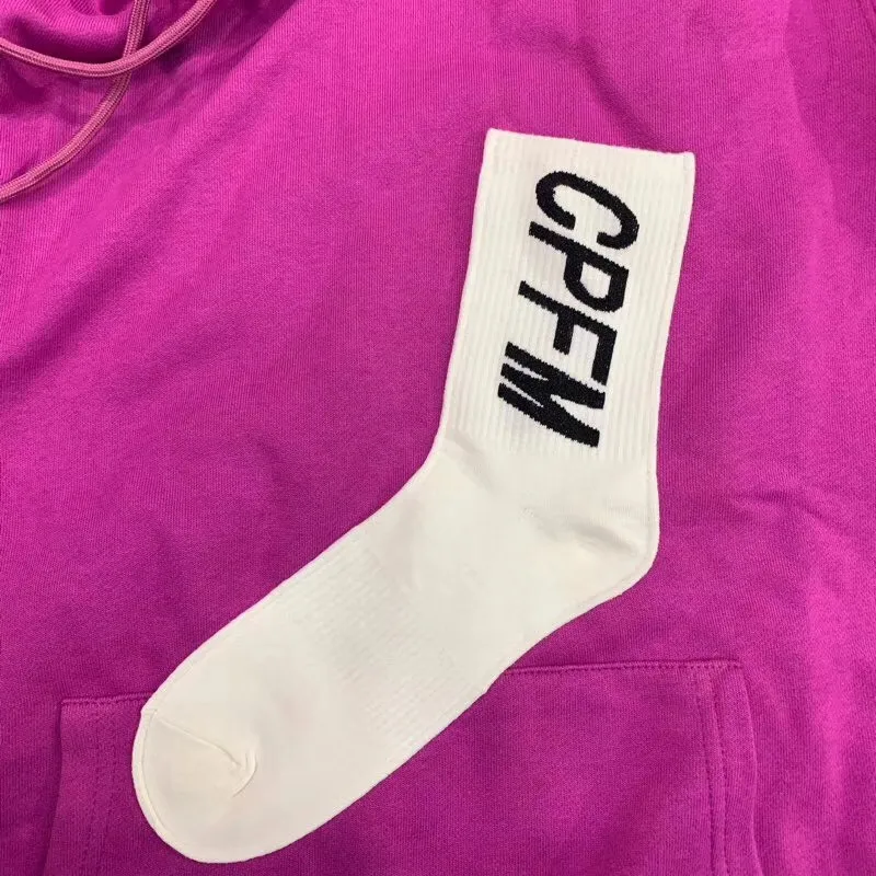 Новинка мужские и женские носки CPFM.XYZ толстовка с капюшоном высококачественный