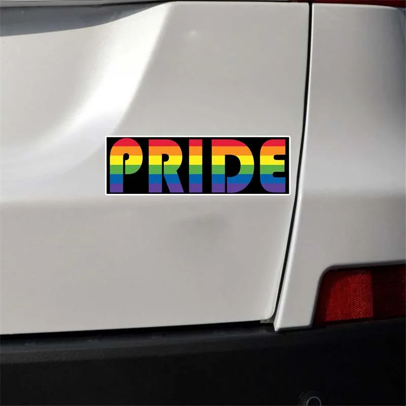 Модная Автомобильная наклейка Aliauto Pride Радужный декор для гомосексуалистов ПВХ с