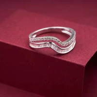 ring for women 18k gold diamond wedding bands 0 35 ct diamond lrregular style engagement wedding jewelry