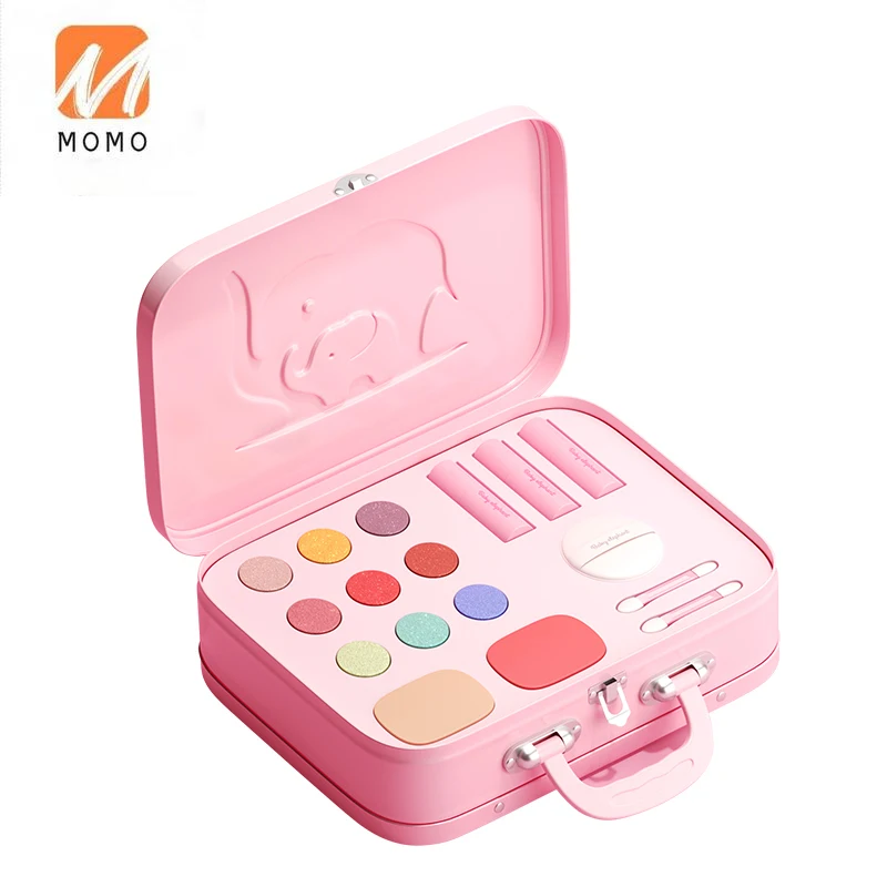 Children's Cosmetics Set Gift Box Non-Toxic Cosmetic Case Makeup Girl