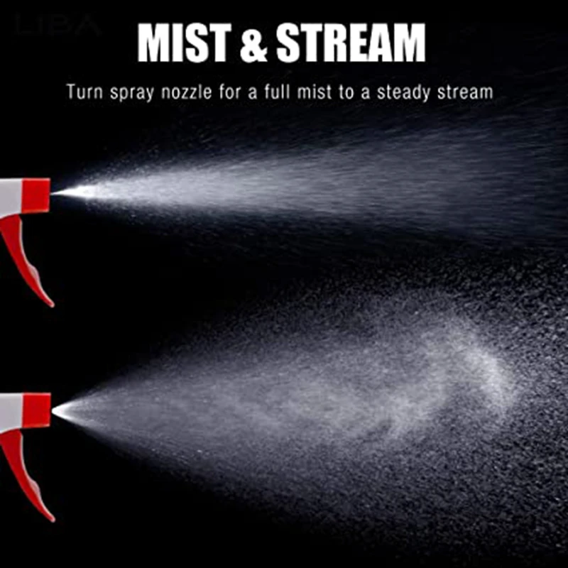 

Spray Bottles (4 Pack,750Ml), No Leak andClog, Adjustable Nozzle, Squirt Spritzer Empty Bottle