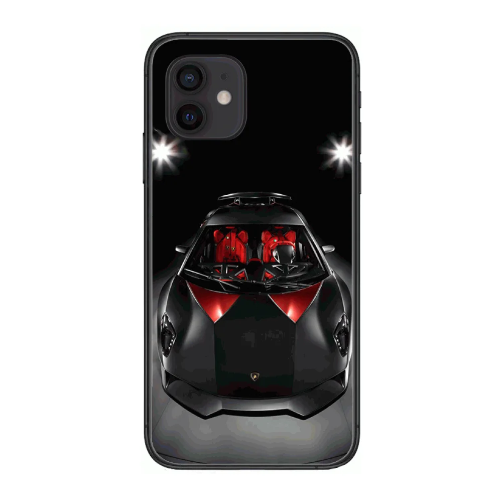 

Italy Lamborghini Supercar Supercar Style Phone Case cover For iphone 12 pro max 11 8 7 6 s XR PLUS X XS SE 2020 mini bla