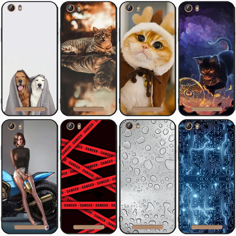 Модный чехол Мягкая силиконовая задняя накладка из ТПУ Для Highscreen Power Ice Футляр для