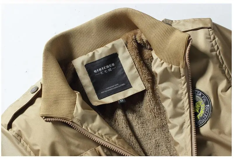 Мужские куртки-бомберы зимние куртки и пальто толстые теплые парки хорошего