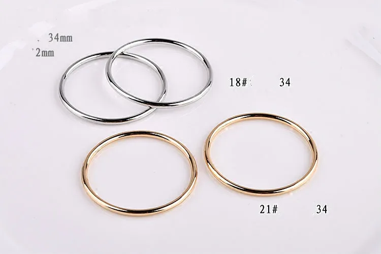 Корейский геометрический минималистичный сплав гальванизированный круглый