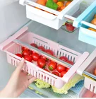 Регулируемая растягивающаяся корзина для холодильника органайзер для морозилки, рефрижератор шкаф для хранения, органайзер для кухонных принадлежностей, 24 шт.