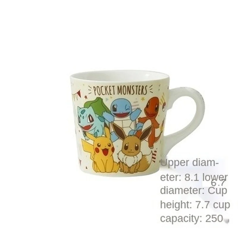 Керамическая кофейная чашка с изображением покемона Пикачу кружка для дома