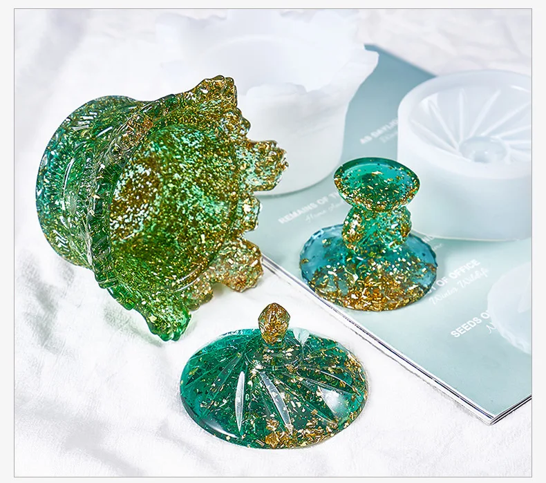 Чашка с короной силиконовая форма ящик для хранения ювелирных изделий