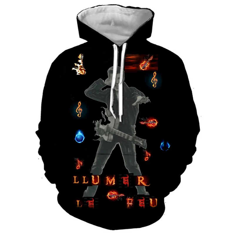 

New fashion casual punk style hoodie 3D printing men's women's children's sweater