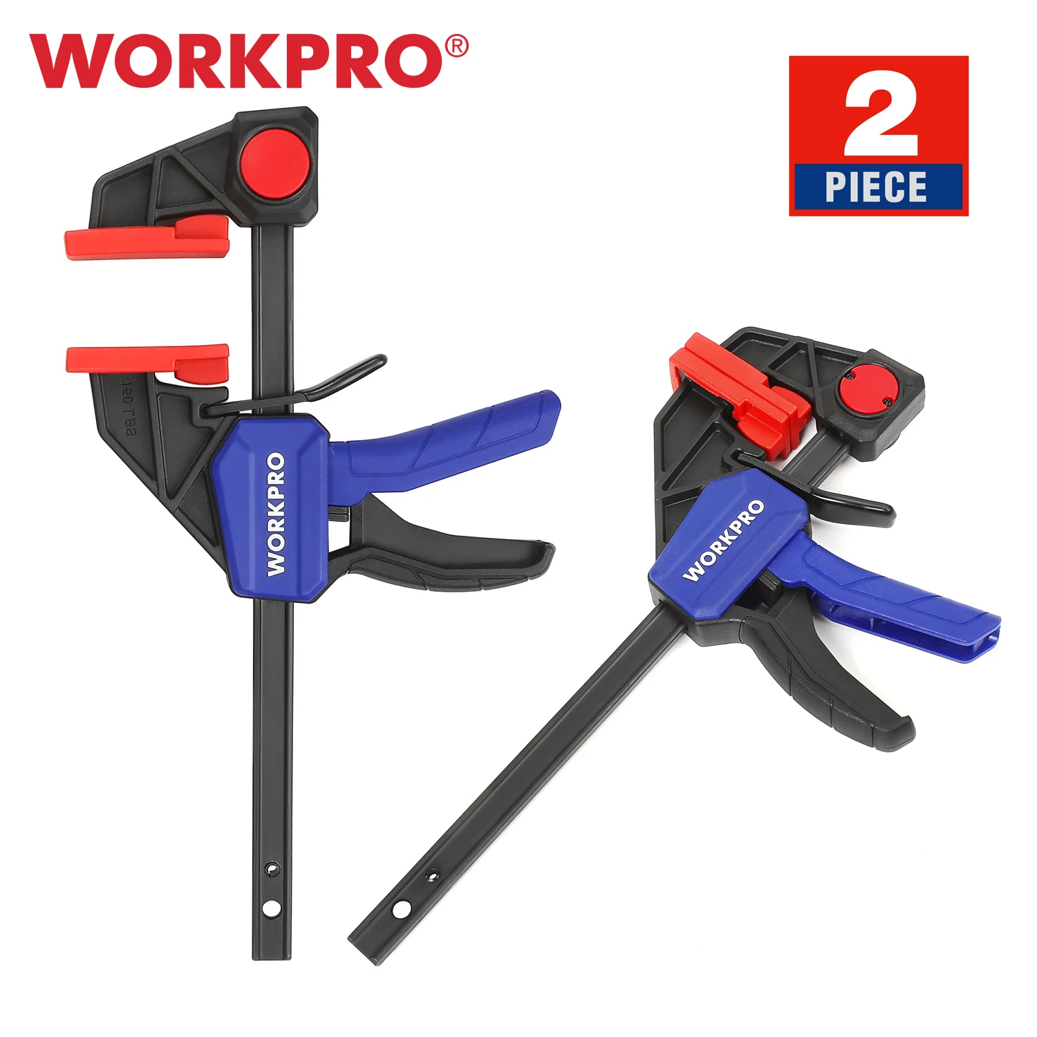 WORKPRO 6"/150mm 1/2PC Quick Ratchet F Clamps For Woodworking Carpentry Clamp One-Handed Heavy Duty Bar Clamp Wood Clip Kit Tool