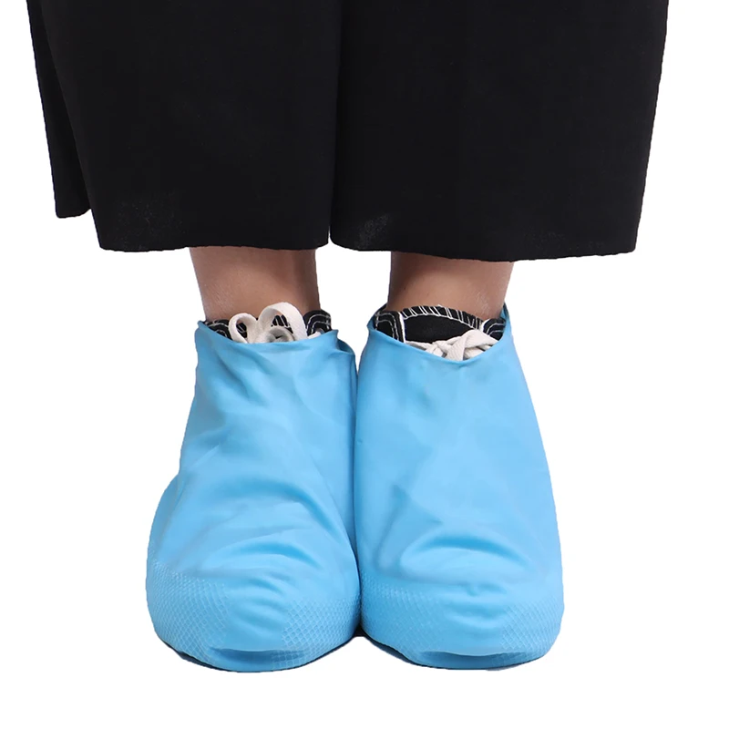 Многоразовые латексные водонепроницаемые бахилы Anit slip Резиновые сапоги для