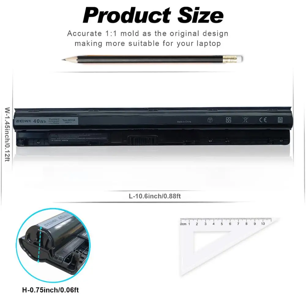 M5Y1K батарея для Dell Inspiron 3451 3551 5558 5555 5755 5758 14 3452 15 3000 5000 5559 HD4J0 VN3N0 GXVJ3 991XP
