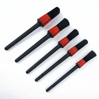 5pcs car detailing brush dry wet cleaning brushes car dashboard air outlet clean brush tools soft auto care supplies detail tool