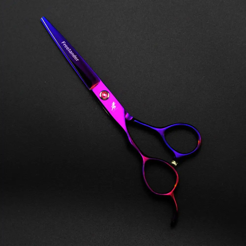 Freelander 6 дюймов фиолетовые ножницы для волос набор левосторонних