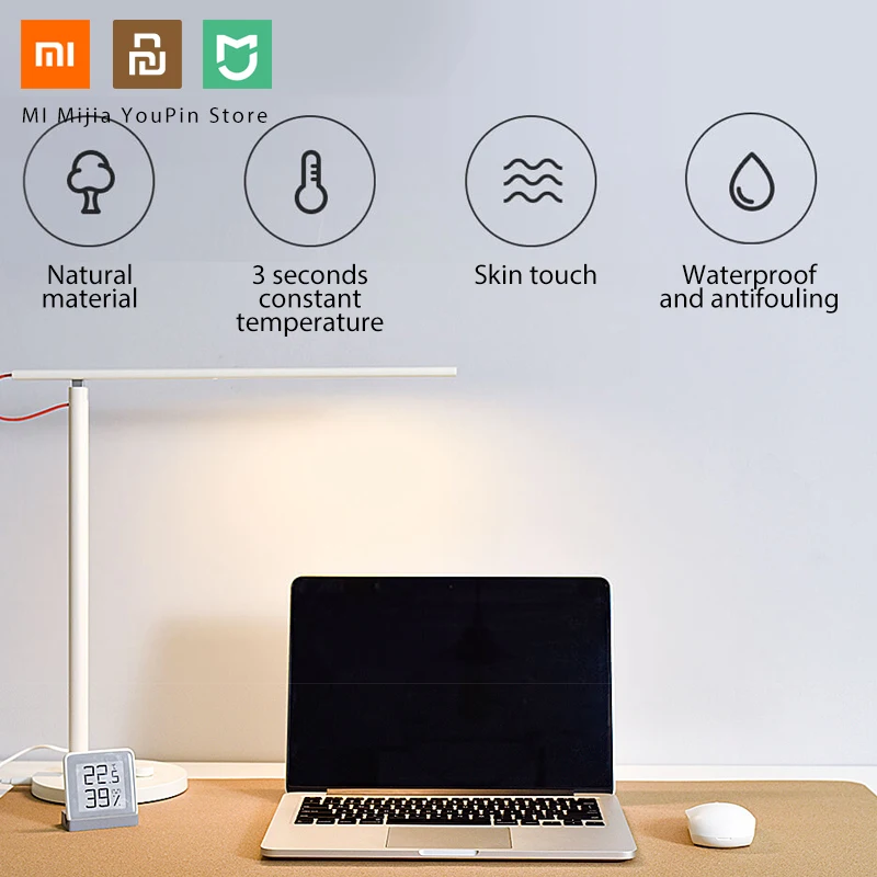 Оригинальный xiaomi mijia дуб натуральный хвойный коврик для мыши противообрастающий