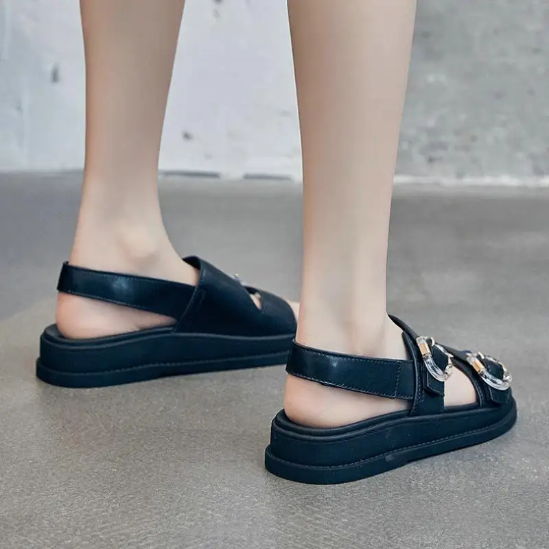

Gladiator Sandals Women Flat Shoes Women Sandals Summer 2021 Female Shoes Woman Fashion Female Platform Sandal Woman Heel Solid