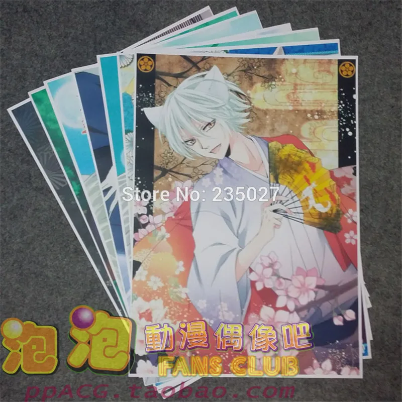 8 шт./компл. аниме Tomoe постер Kamisama Love Kiss настенные картинки наклейки для комнаты
