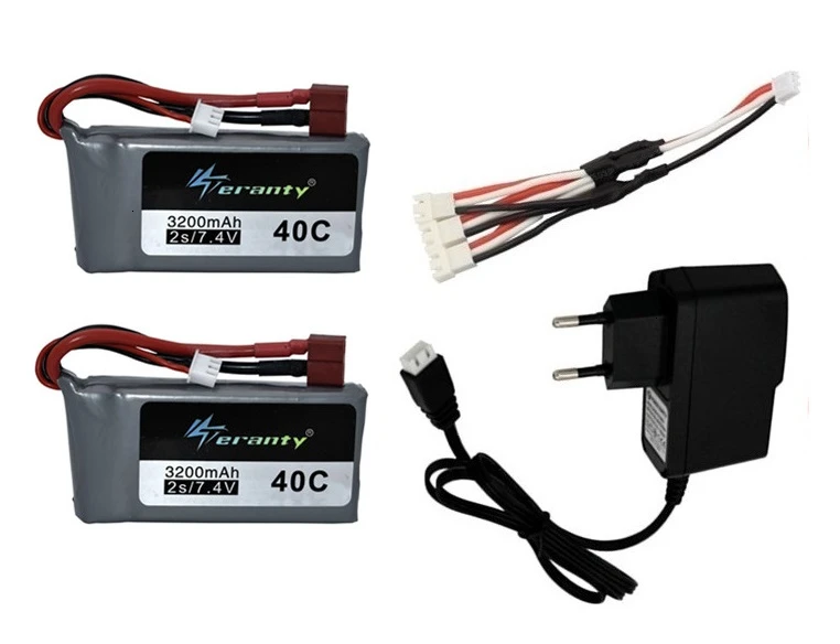Обновление 3200mah 40C для Wltoys 12428 12423 RC четырехколесный внедорожный автомобиль 2s 7,4 v Lipo аккумулятор Feiyue 03 Q39 RC гоночный автомобиль - Цвет: Цвет: желтый