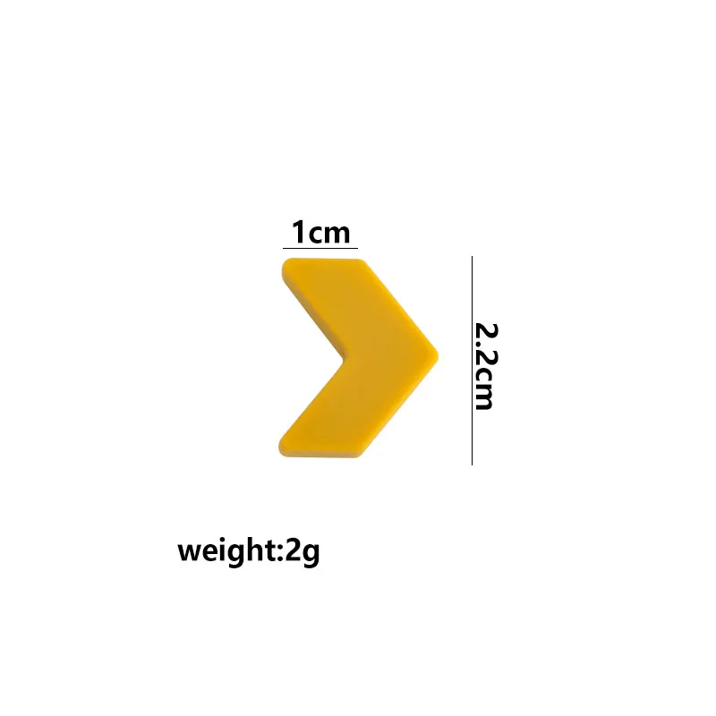 

XCQGH 5Pcs Arrow Shaped Baby Teething Accessory for DIY Nursing Pacifier Holder Clip Teething Necklace