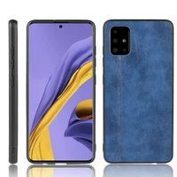 for samsung galaxy a71 5g case route calfskin soft edge pu leather hard phone cover for samsung galaxy a71 5g sm a716fds case