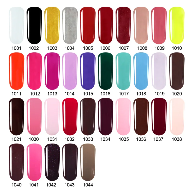 Цветной Гель лак Docaty для маникюра отмачиваемый УФ долговечный чистый цвет ручка