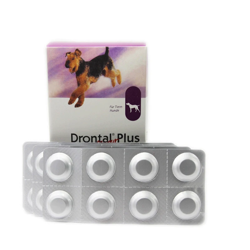 Drontal Plus для собак 8/32/104 таблеток (Tapeworm Dewormer собак)|Принадлежности кормления и