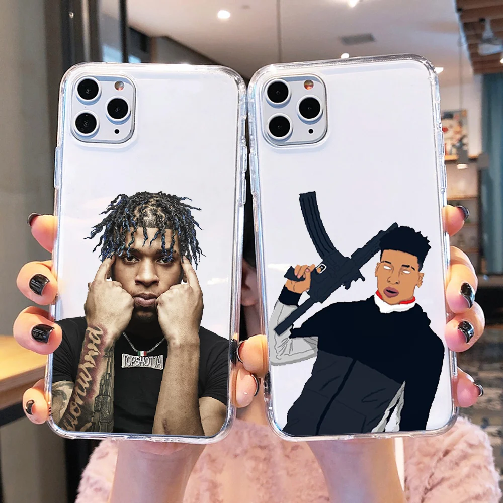 Чехол для телефона Rapper NLE Choppa Shotta Flow для iPhone SE 2020 6 6S 7 8 11 12 13 Plus X XS XR Pro Max прозрачный модный фундамент.