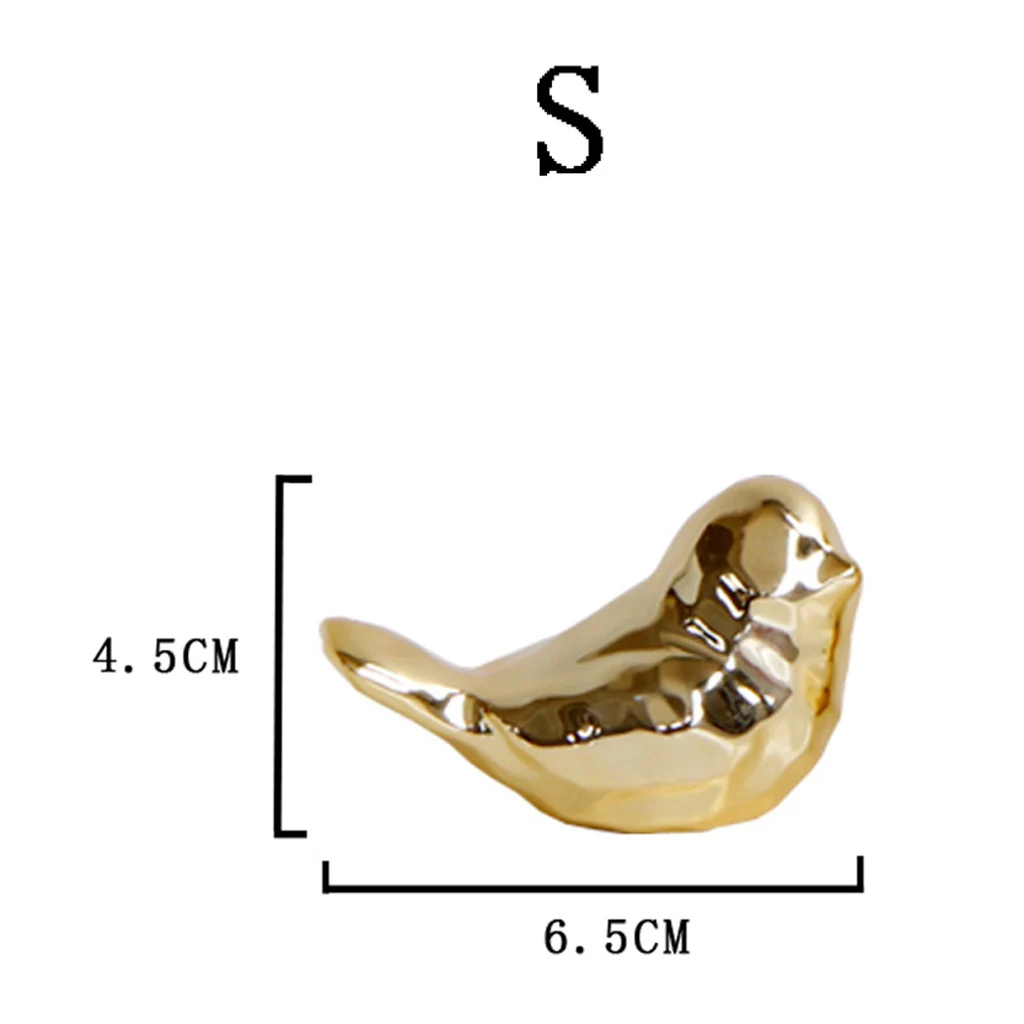 Маленькое керамическое украшение для птиц настольное в скандинавском стиле