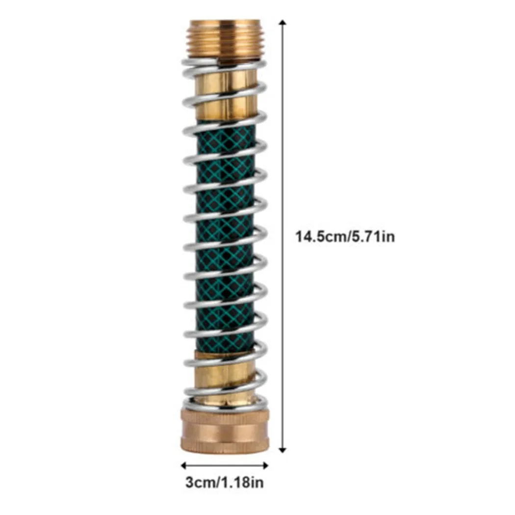 

Spring Hose Connector 140g/4.9oz Accessories Adapter Brass Hose Extension