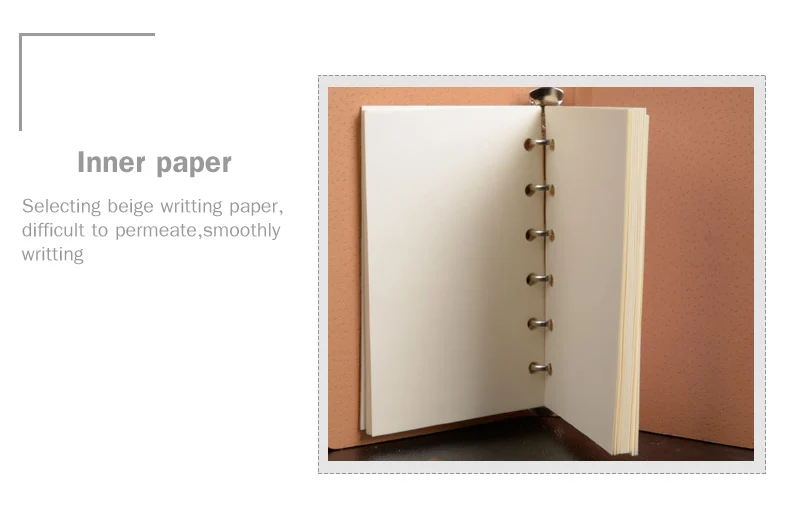 Жесткий задний мини многоразовый кожаный планировщик путешественников