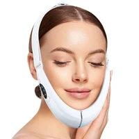 micro current color light beauty face lifting device intelligent voice broadcast massage hot compress to lift v shaped face lift