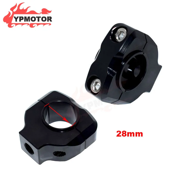 

28MM Pair CNC Universal Street Bike Drag Handlebar Riser Bar Clamp for Honda Yamaha SUZUKI Kawasaki Triumph BMW Beneli ATV
