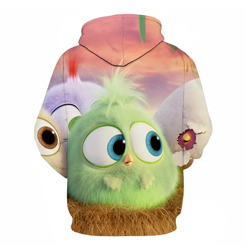 Стиль 3D принт Angry Birds Movie 2 толстовки с капюшоном горячая распродажа мужская и женская уличная одежда Angry Birds 2 повседневные толстовки