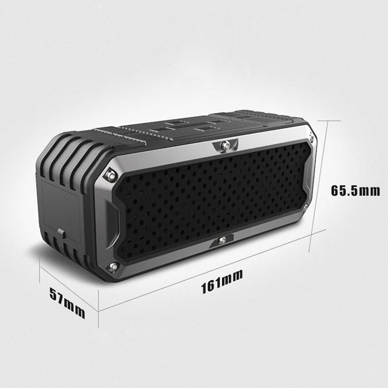 ZEALOT S6 водонепроницаемый уличный Bluetooth динамик стерео карта Аудио Бас аудио линия