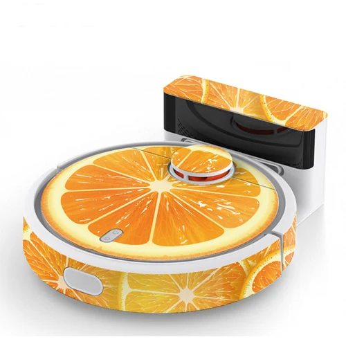 1 Стикеры для ПК, Защитная пленка для Xiaomi Mi, робот-пылесос, 3 модели на выбор, различные стили, милые наклейки - Цвет: Цвет: желтый