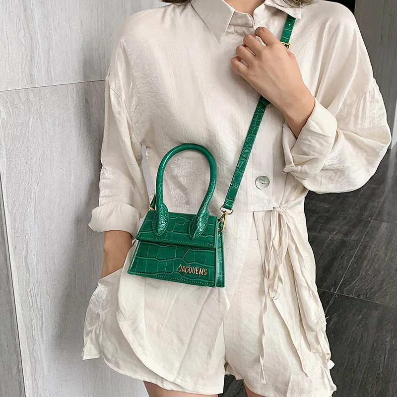 Новинка 2019 Женская вместительная мини-сумка с крокодиловым узором женская сумка