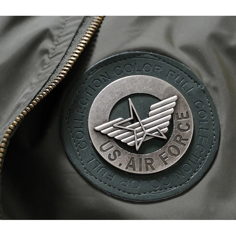 Куртка-бомбер мужская демисезонная стеганая с логотипом армии США | Мужская