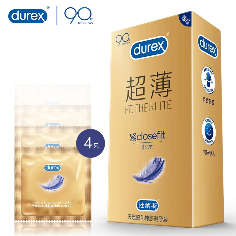 Презерватив Durex Closefit 49 мм Hugclose 52 смешанное значение 2 в 1 Ультратонкий презерватив