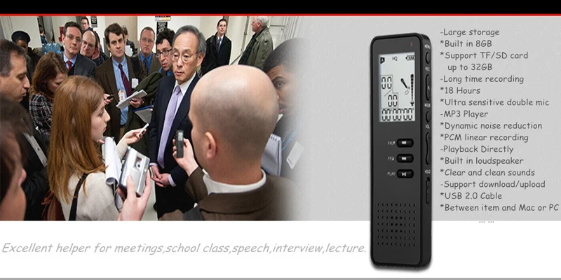 T30 HD Дистанционное шумоподавление микро-ручка с функцией записи интеллигентая