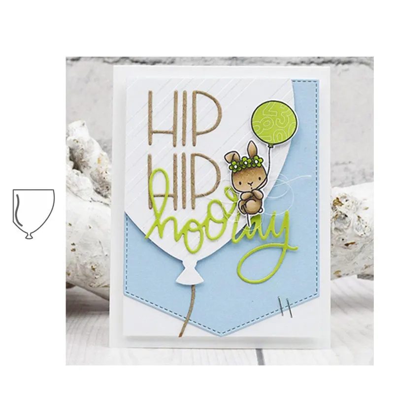 JC праздновать праздничный шар Металлический Трафаретный вырубной штамп DIY