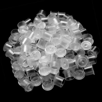 plastic tattoo ink cups cap with base for tattooing ink pigment 15mm 1000pcs