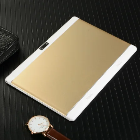 gold Новые 10,1 дюймовые планшеты с 6 ГБ+ 128 ГБ памяти, Wi-Fi, планшетный ПК с поддержкой двух sim-карт, 4G, планшет с функцией звонка, 10 ядер, детский планшет - Комплект: gold