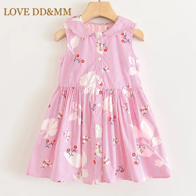 Платья для девочек LOVE DD &amp MM летняя новая детская одежда 2020 милое платье-жилет без