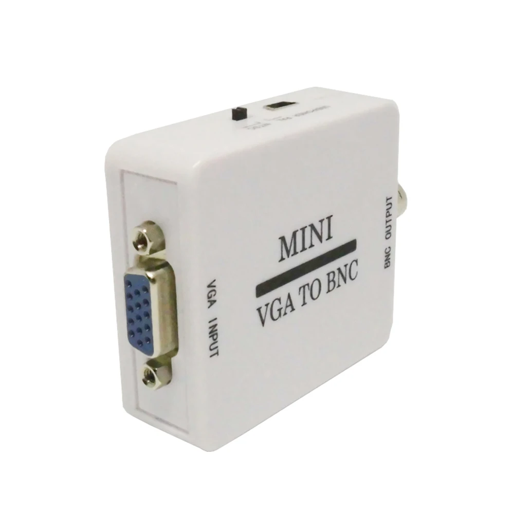VGA to BNC Video Converter Mini HD Convertor Box Composite Adapter Conversor Digital Switcher For HDTV Monitor |