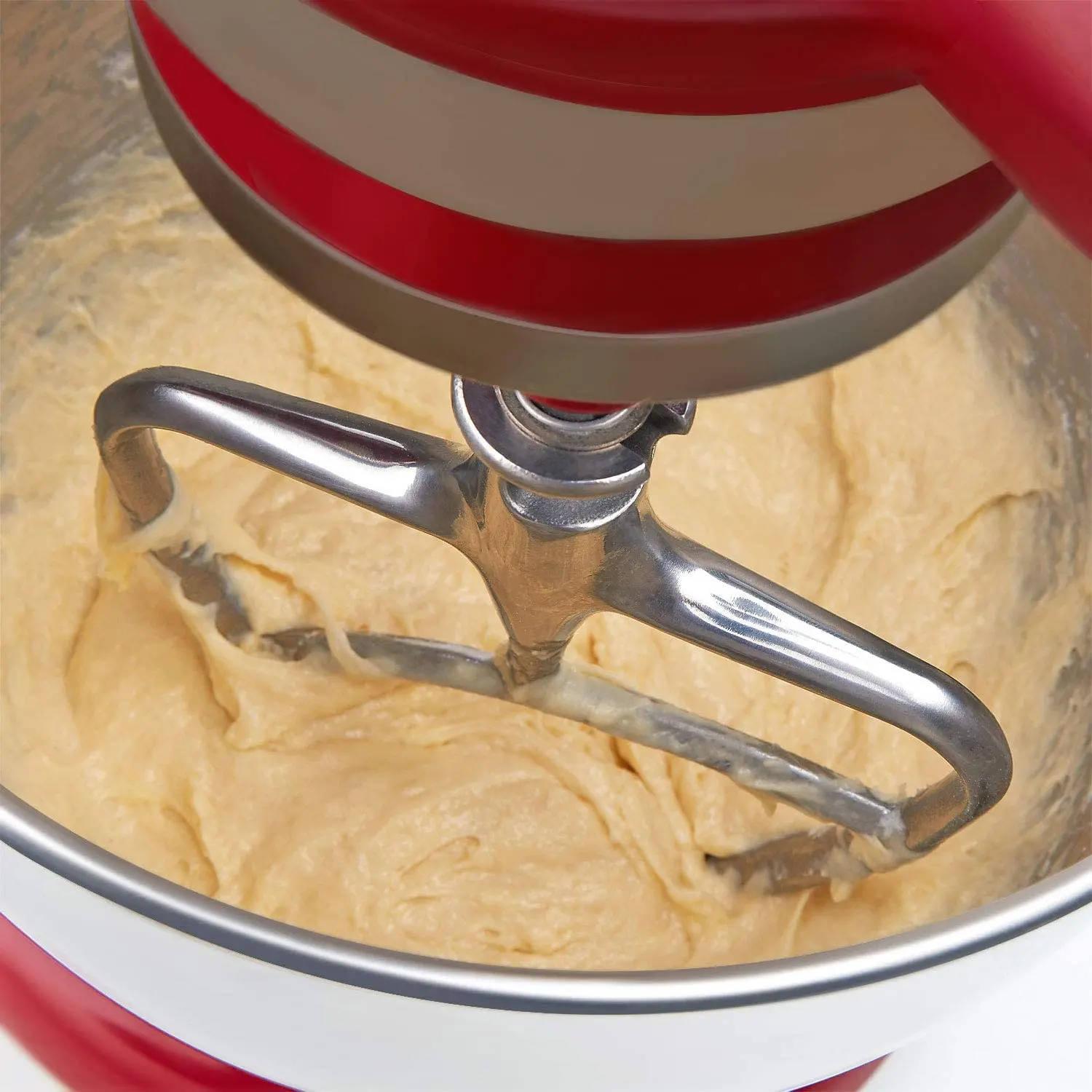 Плоский миксер LEDACE из полированной нержавеющей стали для KitchenAid 5Q с наклонной