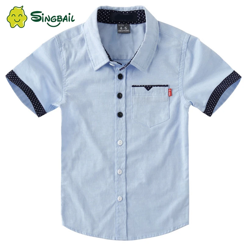 рубашки для мальчиков школьная форма рубашка детская девочки блузки девочек на