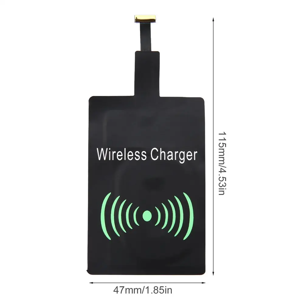 

Micro USB Type C Universal Fast Wireless Charger adapter For Samsung huawei For iPhone For Android Qi Wireless Charging Receiver
