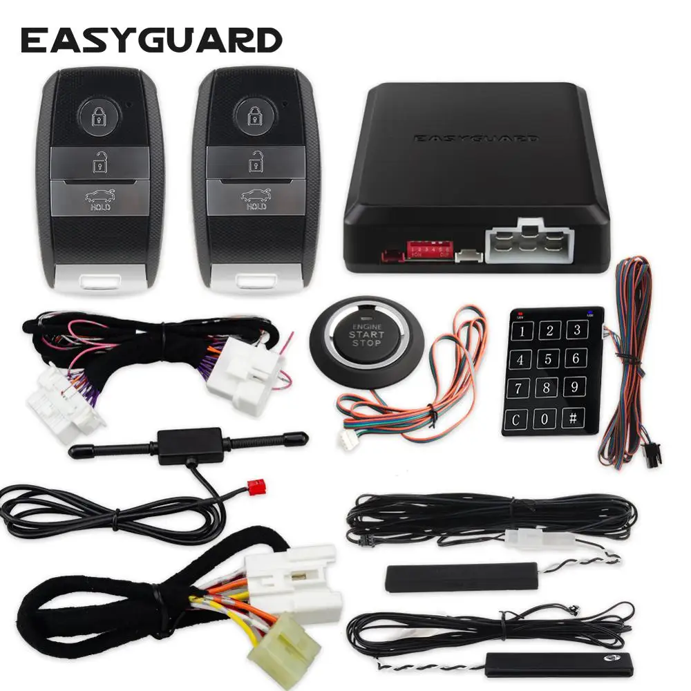 EASYGUARD plug and play подходит для kia система запуска и остановки двигателя БЕСКЛЮЧЕВОЙ