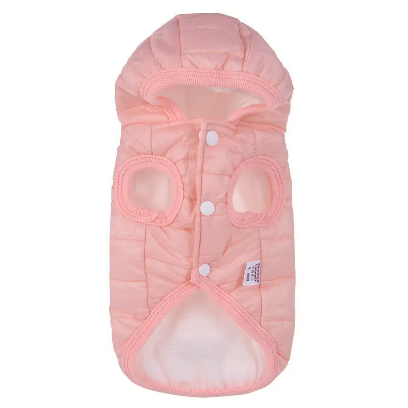 Зимняя одежда для собак безвредное кожи пальто маленьких теплый пуховик щенков