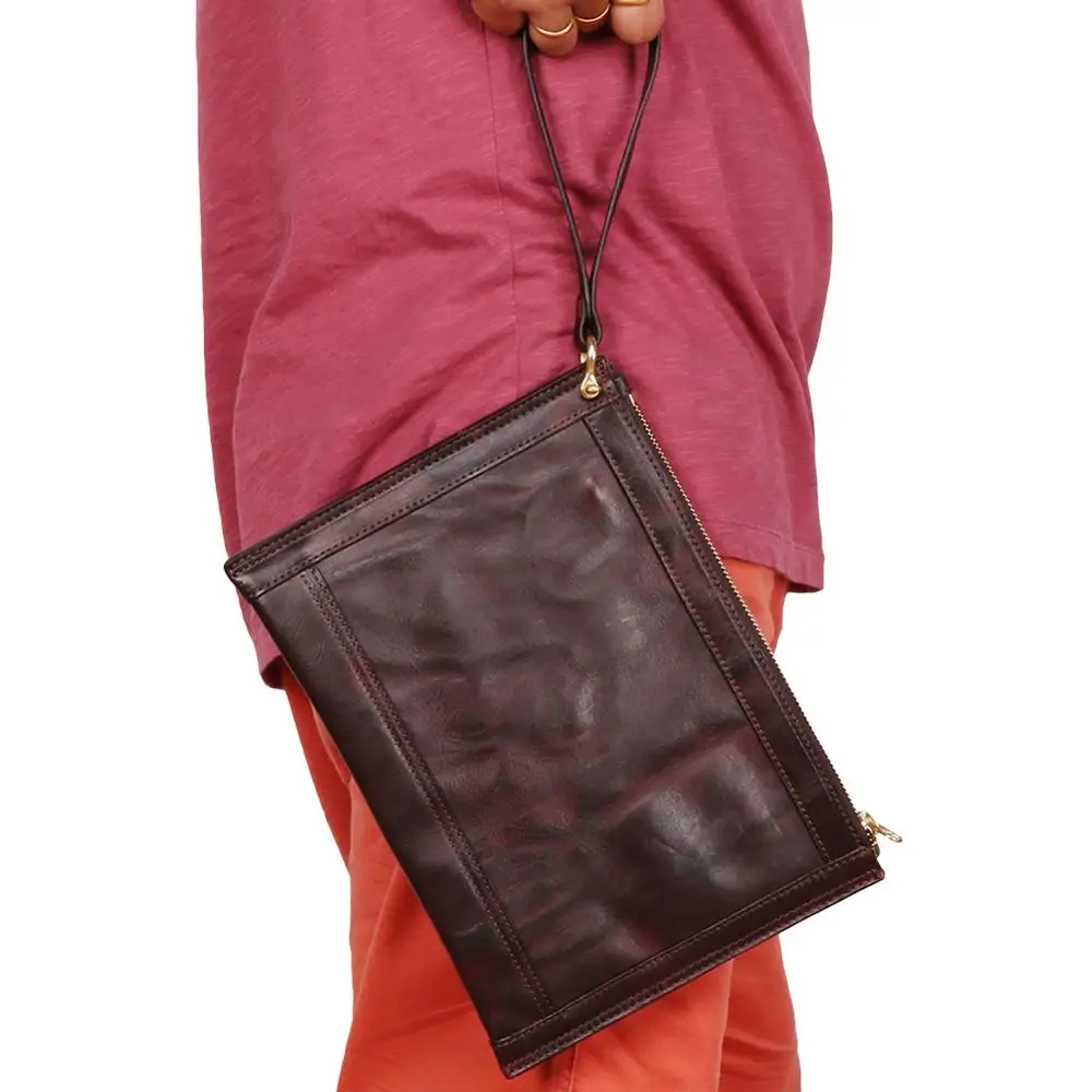 Мужская Сумка для документов JOGUJOS деловая сумка-клатч из натуральной воловьей